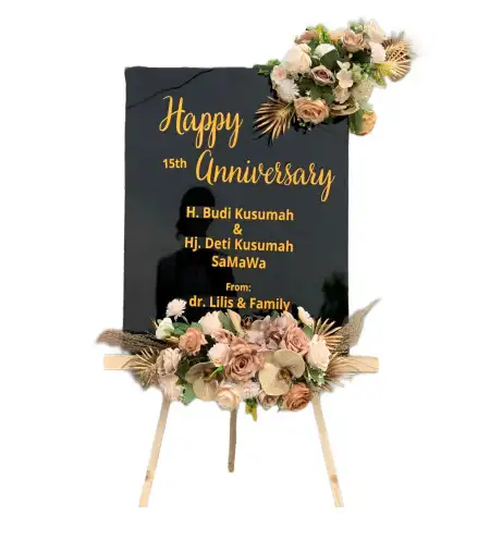 Papan Bunga Akrilik Padang Cakur